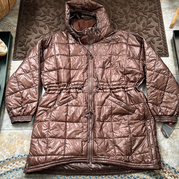 Free People Patricia Packable Puffer Poncho Size Large NWT - Picture 6 of 14